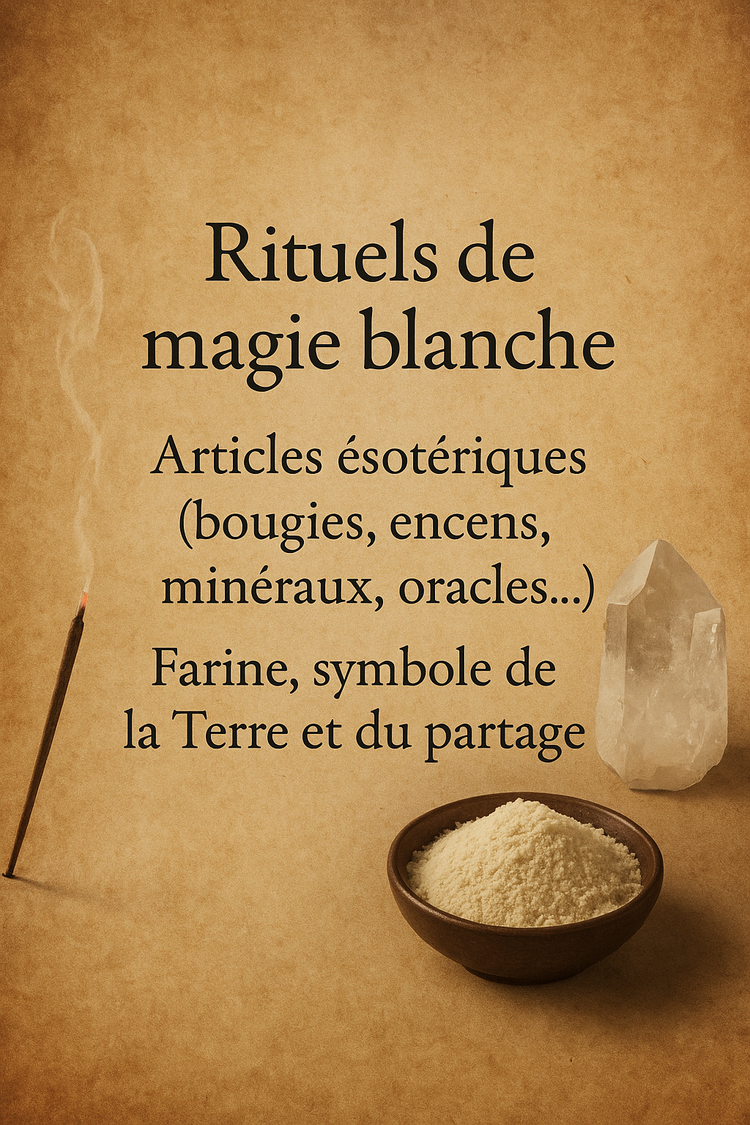 Rituel magie blanche/verte et bien-être spirituel