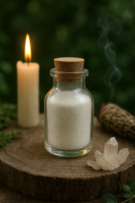 🌙 Poudre à Souhaits Artisanal – Magie Blanche & Énergie Spirituelle