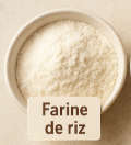 🌸  Farine de riz blanc